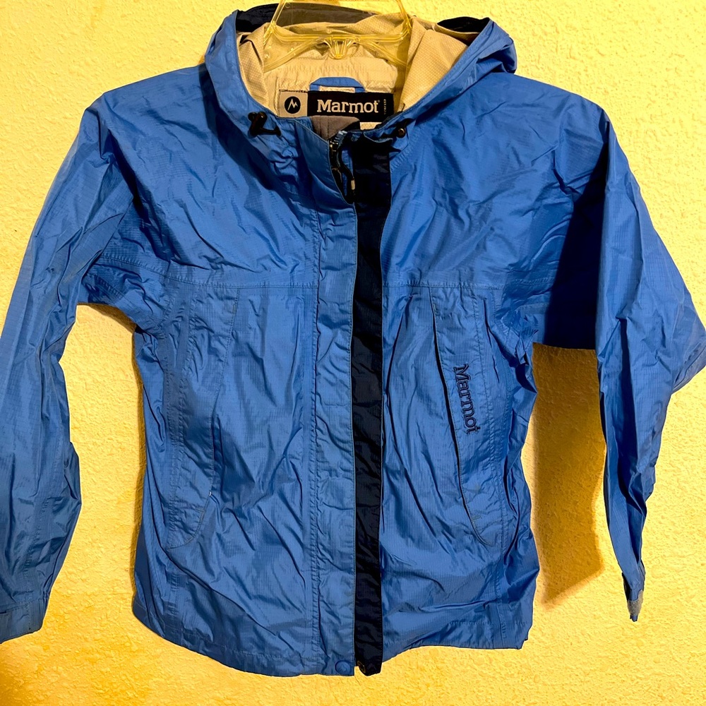 Marmot waterproof packable hiking / climbing jacket